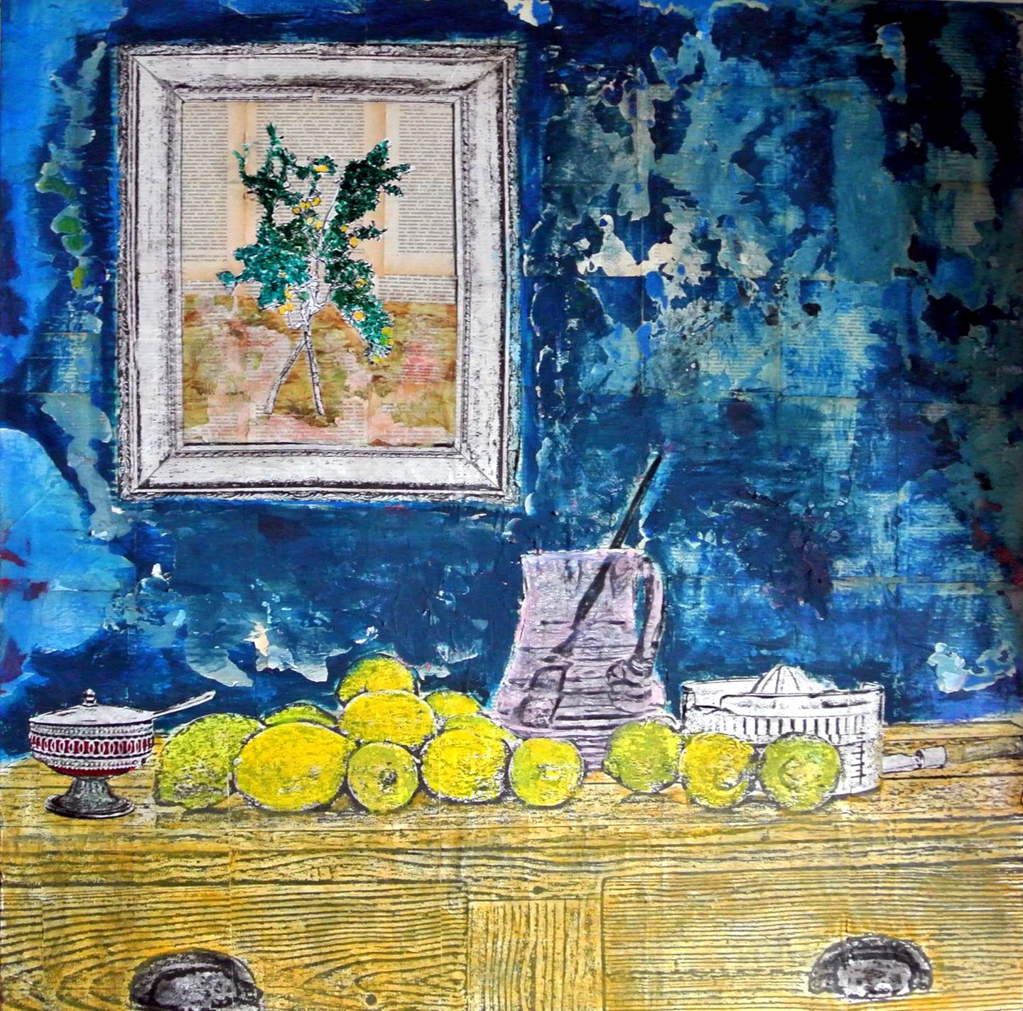a limonada, original Nature Canvas Painting by Magriço .
