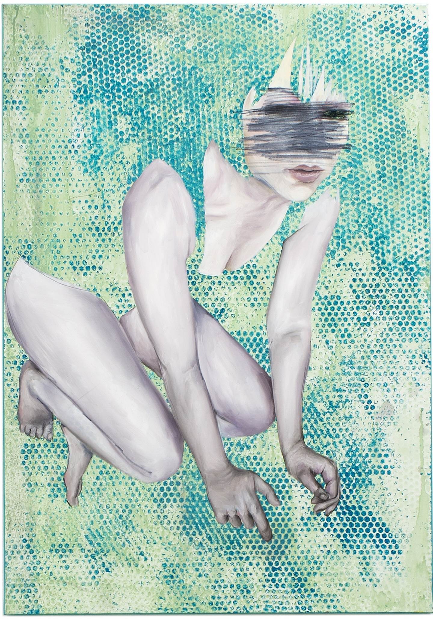 Vazio #3, original Figure humaine Toile La peinture par Ana  Monteiro 