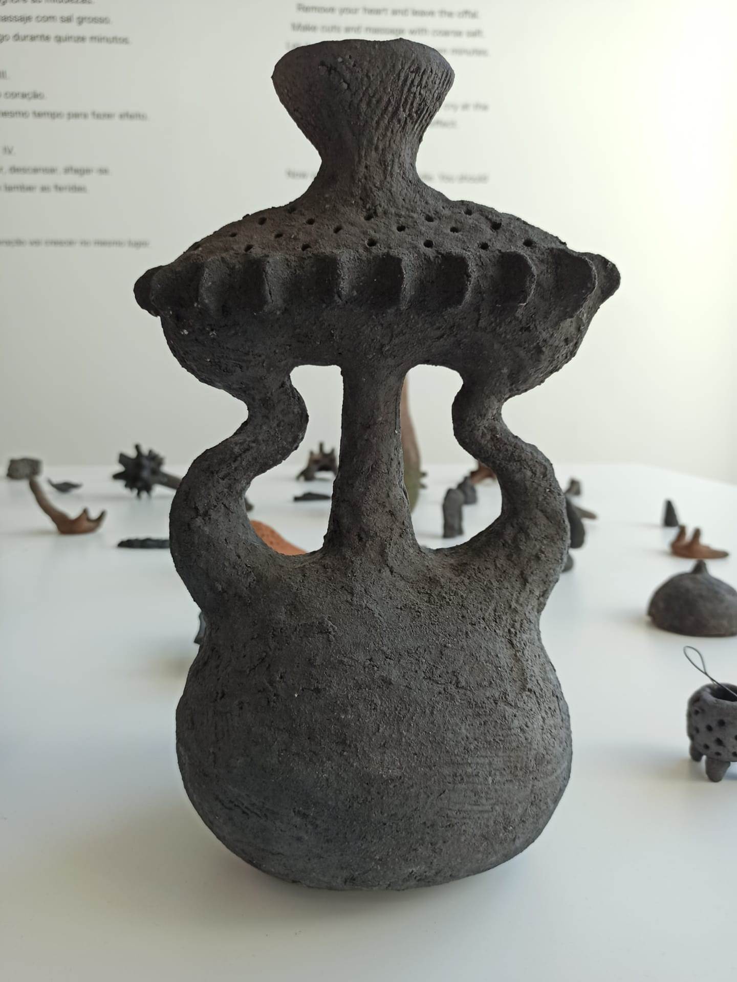 Artefacto 1, original Abstract Mixed Technique Sculpture by Liliana Velho