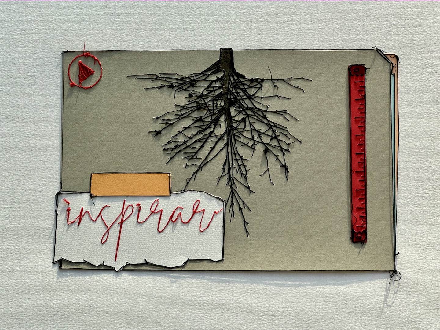 Passar a Palavra: "inspirar", original   Dibujo e Ilustración de Alexandra de Pinho