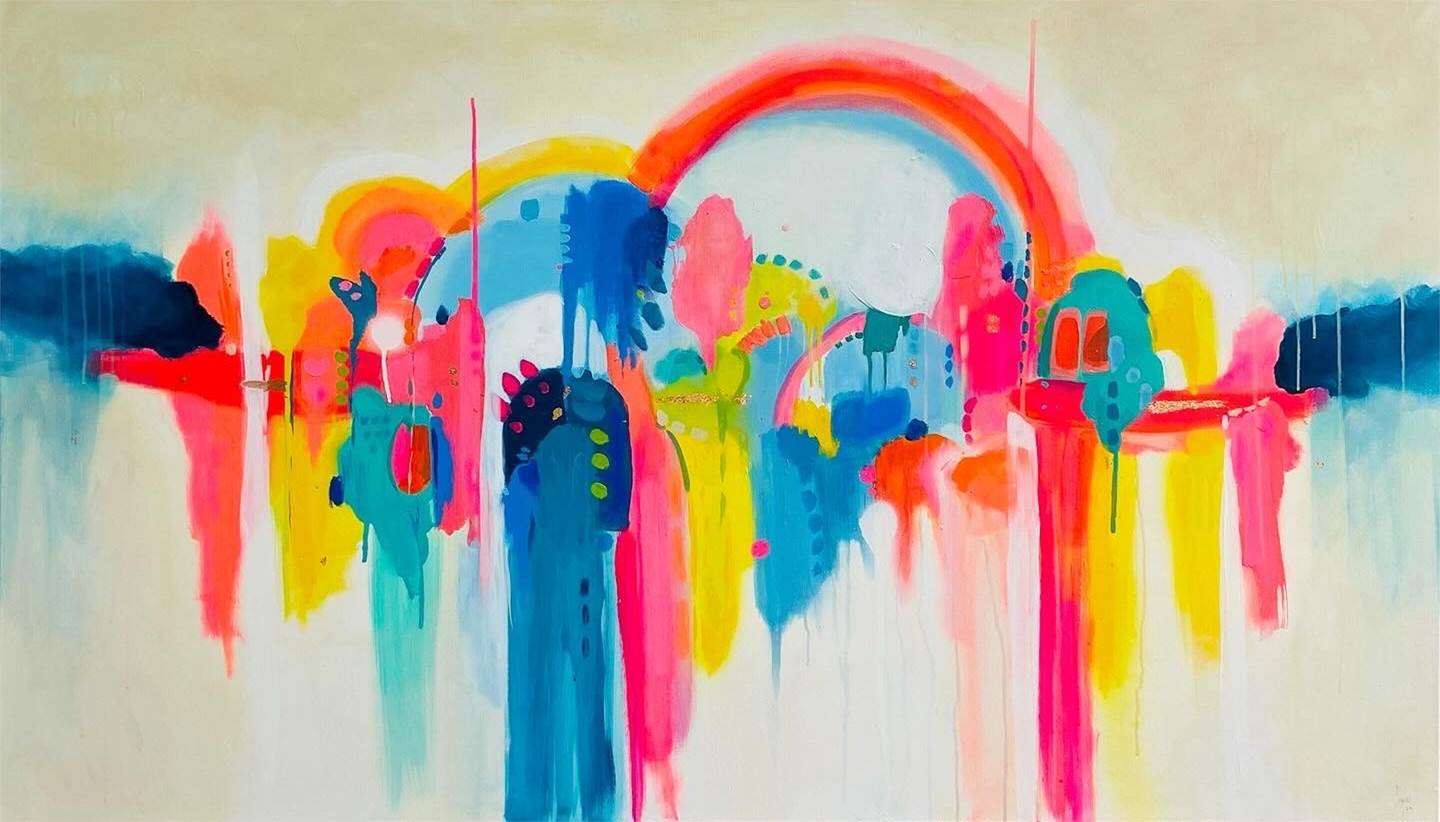 Entusiasmo, original Animals Acrylic Painting by Joana M Lopes