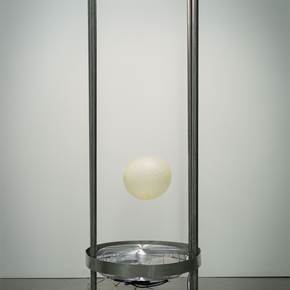 Ensaio para um Corpo Feliz II (objeto bola), original Body Mixed Technique Sculpture by Bárbara Rosário