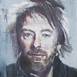 Thom Yorke, Pintura 0 Retrato original por Ricardo Gonçalves