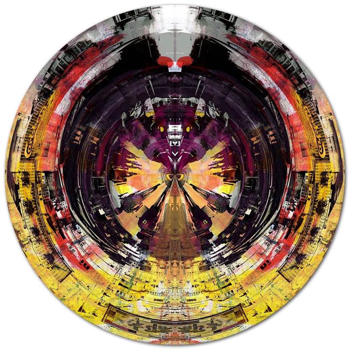 CIRCULAR 10, original Abstract Digital Photography by Sven Pfrommer