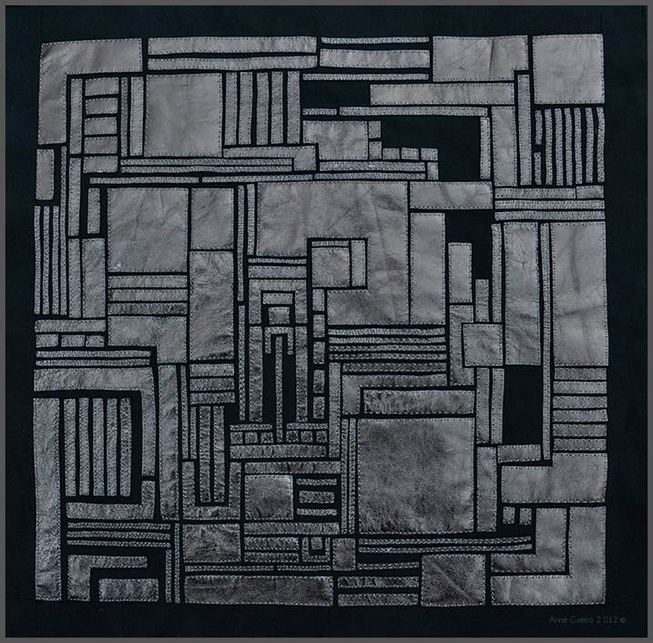 I'm a Maze #1, original Abstract Mixed Technique Sculpture by Anne Pangolin Guéno