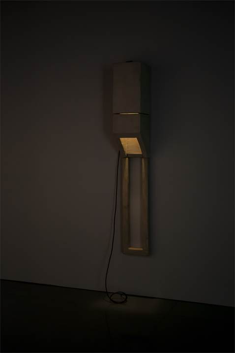 Segmento transporte de luz #2, original Abstract Mixed Technique Sculpture by João Dias