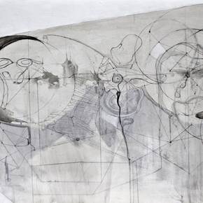 Architectural system organism machine 3, Desenho e Ilustração Acrílico Abstrato original por Simi Gatenio