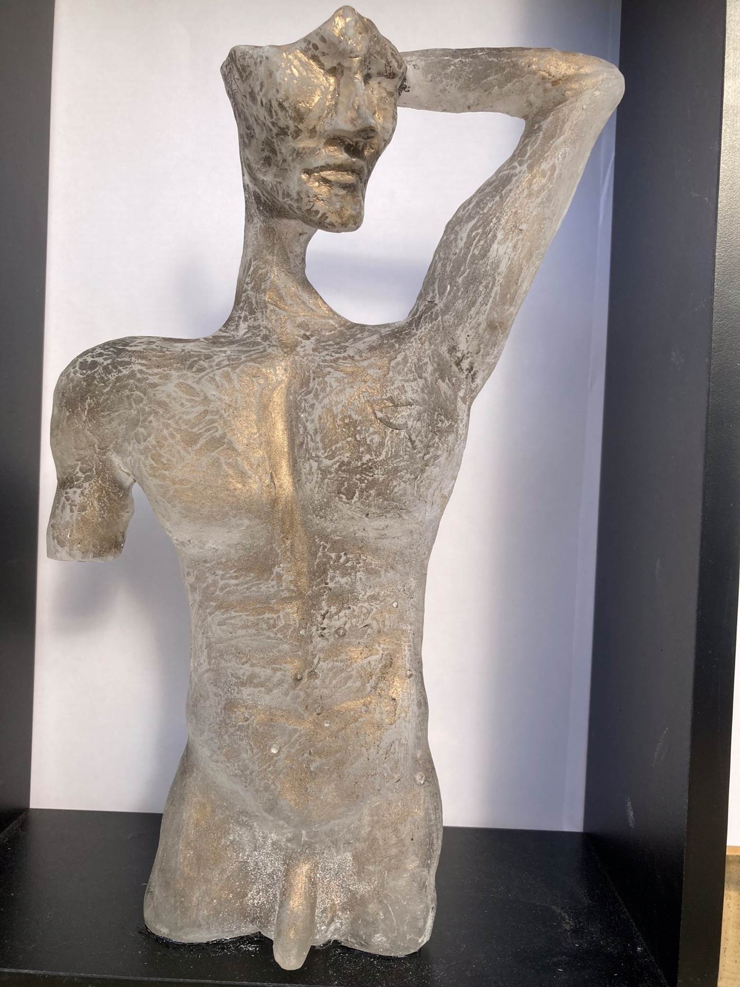 O gajo, original Figure humaine Technique mixte Sculpture par Marcia Ruberti