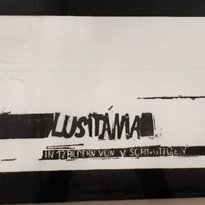 Lusitânia, original Abstract Ink Drawing and Illustration by Volker Schnüttgen