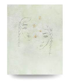 Love Emily. Emily in the stars, Pintura Acrílico Retrato original por Giada Rotundo