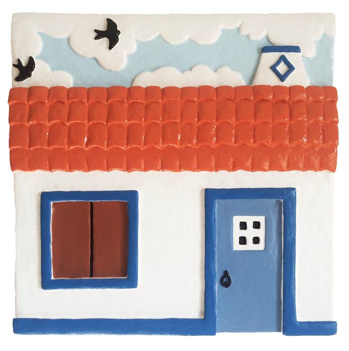 É uma casa alentejana, com certeza, original Animals Mixed Technique Painting by Hugo Castilho