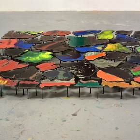 Ground 02, original Abstrait Acrylique La peinture par Pedro  Calapez