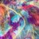 Luminquill Nebula (quadtych), Pintura Técnica Mista Animais original por Tiffani Buteau