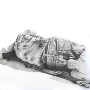 O Sono II - 2007, original Figura humana Acrílico Pintura de Francisco Ferro