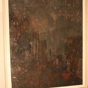 S/título #3, original Big Mixed Technique Painting by Stela Soares