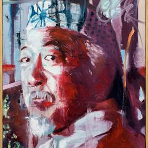 Maitre Miyagi, Pintura  Retrato original por Ricardo Gonçalves