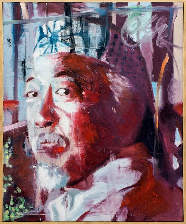 Maitre Miyagi, original Portrait 0 Painting by Ricardo Gonçalves