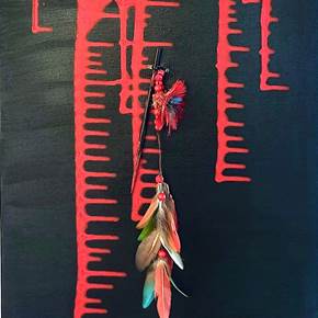 Sem título III, Pintura Acrílico Abstrato original por Zélia Mendonça