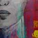 A rapariga que não beijava rapazes, original Mujer Acrílico Pintura de Joana M Lopes