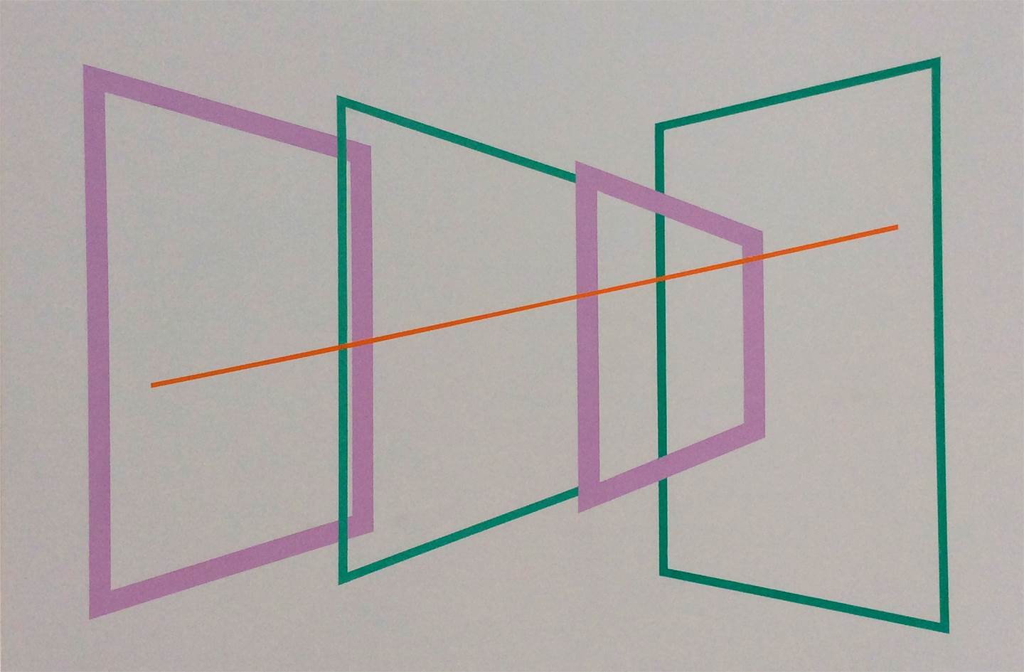 Variations #2 Db_Bd_D, original Geometric Acrylic Painting by Fátima Santos