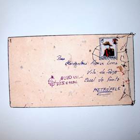Carta de Moçambique, original Minimaliste Papier Dessin et illustration par Alexandra de Pinho