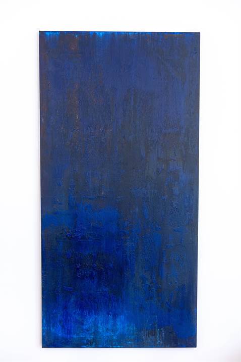 Blue, original Resumen Acrílico Pintura de Ianara  Mota Pinto